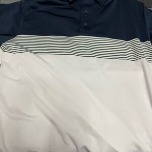 FootJoy Men's Polo in Navy and White